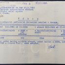 Celní správa: statistický výkaz poštovních dárkových zásilek, odbavených Celnicí v Českých Budějovicích v období březen 1951 až únor 1953; SOkA.