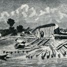 Lannova loděnice: stavba lodi na Lannově loděnici; podle Žákavec 1936.