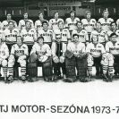 Lední hokej: TJ Motor České Budějovice v sezóně 1973—1974; archiv J. Pouzara.