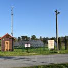 Nové Homole: fotovoltaická elektrárna nacházející se v blízkosti Homolského potoka; foto Nebe 2018.