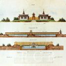 Střelecký ostrov: nerealizovaný návrh městské plovárny z roku 1886, která měla stát na Střeleckém ostrově; SOKA.