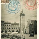 Teisinger Jindřich: pohlednice s jeho kresbou Černé věže; SOkA.