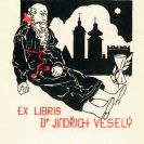 Veselý Jindřich: ex libris; podle Julius Bous k šedesátce, 1938.