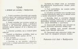 Nevěstince: výtah z předpisů purkmistrovského úřadu v Českých Budějovicích pro nevěstky, přelom 19. a 20. století; SOkA.
