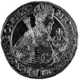 Ražba mincí: zlatník Maxmiliána II. z 1571, mincmistr T. Gebhart; ze sbírek Jihočeského muzea v Českých Budějovicích.