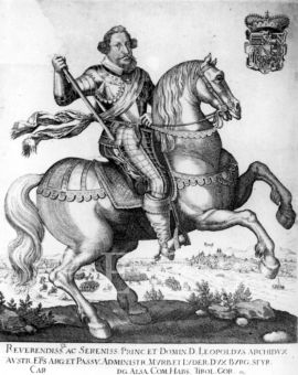 Vpád Pasovských 1611: pasovský a štrasburský biskup, arcivévoda Leopold Habsburský; podle Pohl Vocelka 1996.