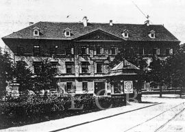 YMCA: Mariánské kasárny, původní sídlo organizace, 1919; archiv J. Štumbauera.