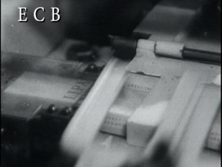 1958 – Automatický stroj, který zabalí 400.000 cigaret za den v Budějovické továrně