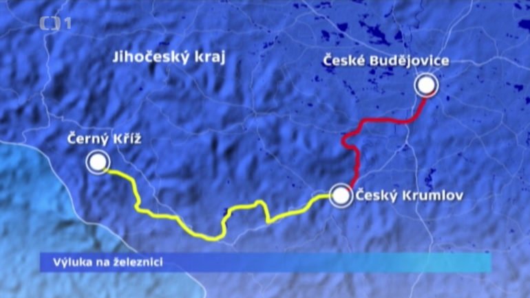2015 – Rozsáhlá rekonstrukce železniční trati České Budějovice – Černý Kříž
