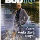 Časopisy: titulní strana českobudějovického časopisu BUDlive; podle BUDlive, podzim 2025.