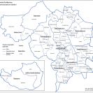 Části města: administrativní členění města; podle ČÚZK.