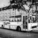 ČSAD Autobusy: speciálně upravený autobus Karosa řady 700 cestovní kanceláře Saturn pro vyhlídkové jízdy; archiv Nebe.