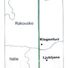 Doprava: trasa tunelu Jadran s návrhem napojení evropských států; podle Věda a technika mládeži 1990.
