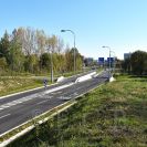 Komunikace: nově vzniklé dopravní spojení mezi sídlištěm Máj a Vltava; foto Nebe 2018.
