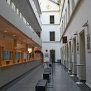 Městská správa: interiér magistrátu města České Budějovice; foto Nebe 2022.
