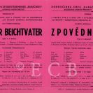 Ochotnické divadlo: plakát představení Vzorné ochotnické scény z 1942; archiv J. Černého.