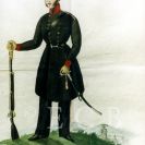 Ostrostřelci: slavnostní ostrostřelecká uniforma, polovina 19. století; SOkA.