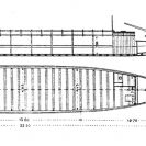 Říční doprava: nákres lodě z Lannovy loděnice; podle Žákavec 1936.