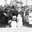 Sokolský ostrov: prezident Tomáš Garrigue Masaryk na slavnostním otevření stadionu 7. 7. 1924; archiv T. J. Sokol ČB.