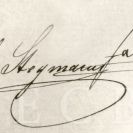 Stegmann Johann: vlastnoruční podpis; SOkA.