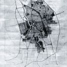 Územní plány: Základní upravovací plán města navržený Janem Kybicem, poč. 30. let 20. století; podle Jihočeská technická práce.