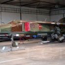 Vojenské letiště: stíhací letoun MiG-23 v hangáru letiště Plané; archiv LOZ České Budějovice.