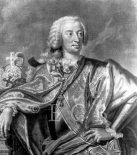 Války o rakouské dědictví: Karel Albrecht (1697—1745), kurfiřt bavorský, král český a císař římský; podle Pohl – Vocelka 1996.
