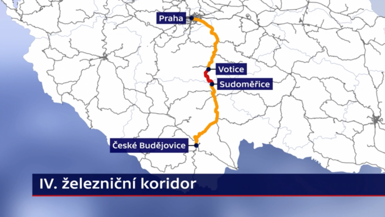 2019 – Modernizace železnice do Českých Budějovic